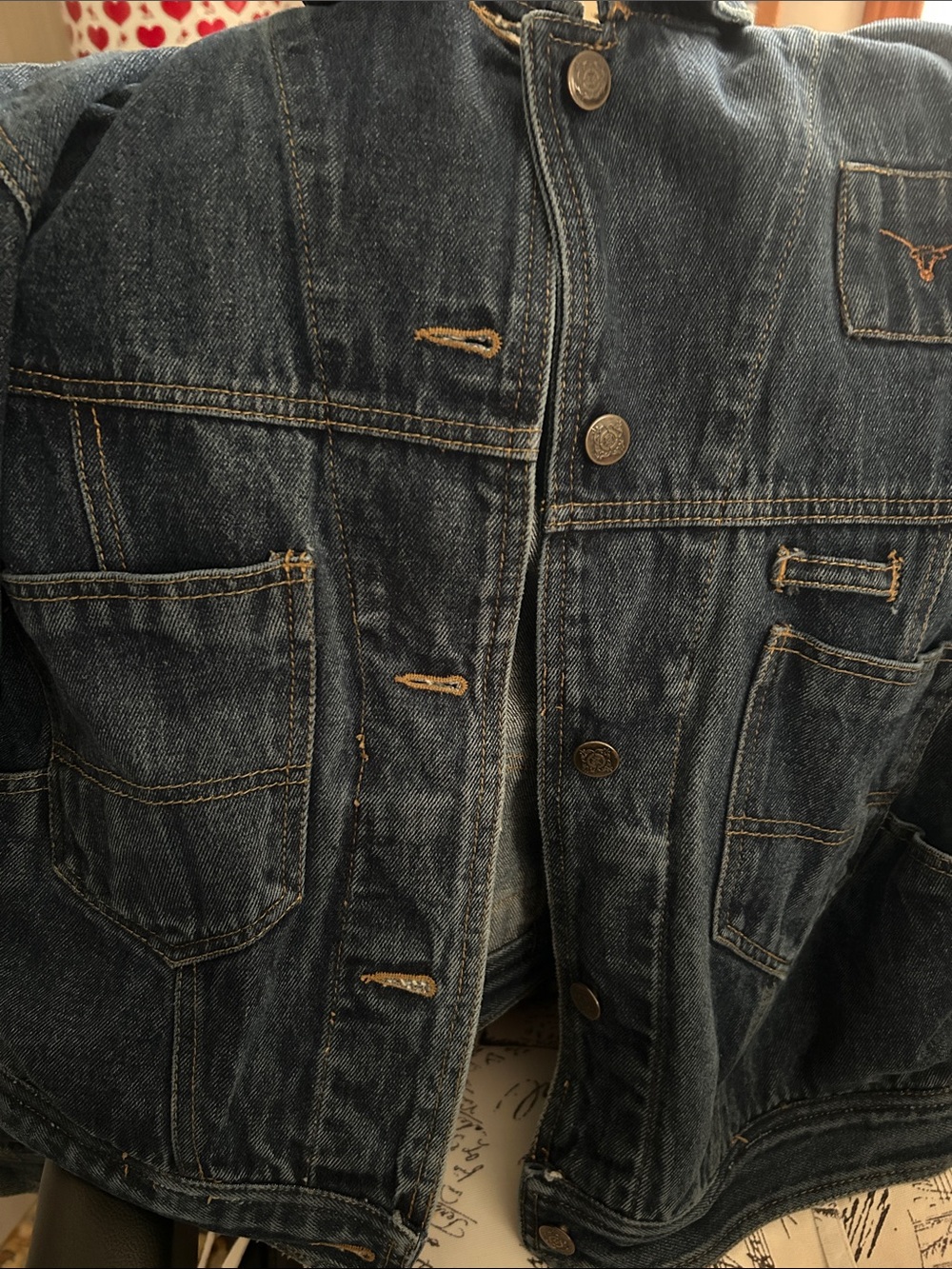 Unisex Wrangler WHIPP Denim Jacket, M